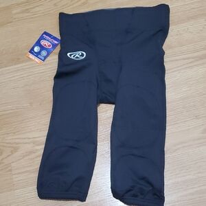 Rawlings Black Sports Pants Youth Size Small Pads Not Included